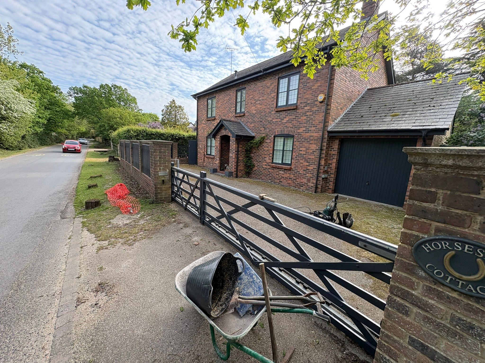 Resin driveway before